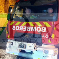 Un incendio de vivienda en el Casco Antiguo de Badajoz moviliza a los Bomberos