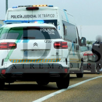 Nuevo aparatoso accidente en la BA-20 a la entrada de Badajoz