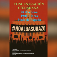 Convocan una concentración ciudadana en Badajoz contra la tasa de la basura