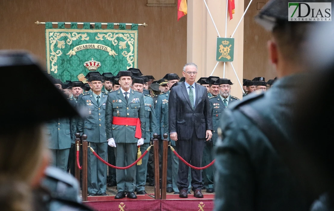 Badajoz despide al general de la Guardia Civil José Manuel Santiago Marín