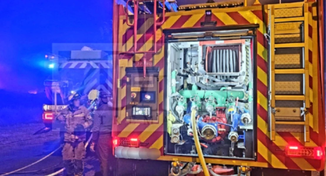 Una colisión contra un tractor deja varios heridos en la EX-116