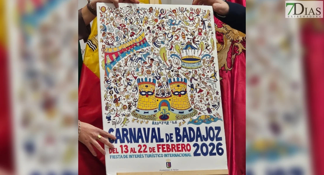 ¿TE GUSTA EL CARTEL DEL CARNAVAL DE BADAJOZ 2026?