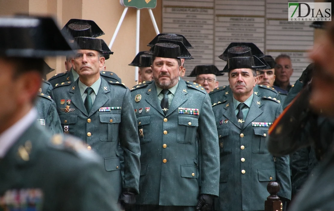 Badajoz despide al general de la Guardia Civil José Manuel Santiago Marín