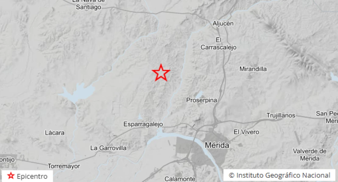 Terremoto en la zona de Mérida: el IGN registra los datos