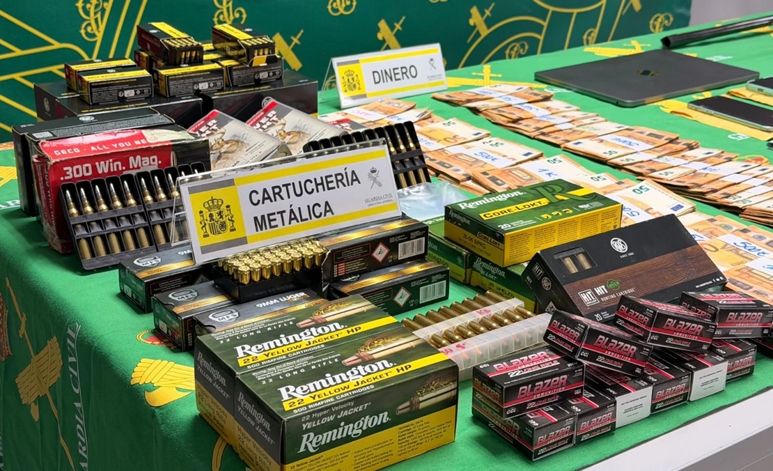 Cáceres relacionada con el tráfico ilícito de armas y munición