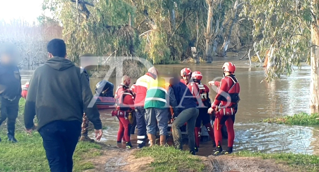 Rescatan 500 ovejas del río Guadiana en Arroyo de San Serván (BA)