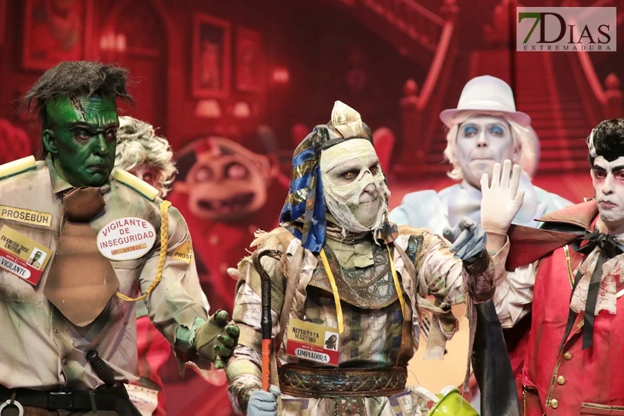 Actuación y entrevista de la murga Los Lingartos en preliminares del COMBA 2026