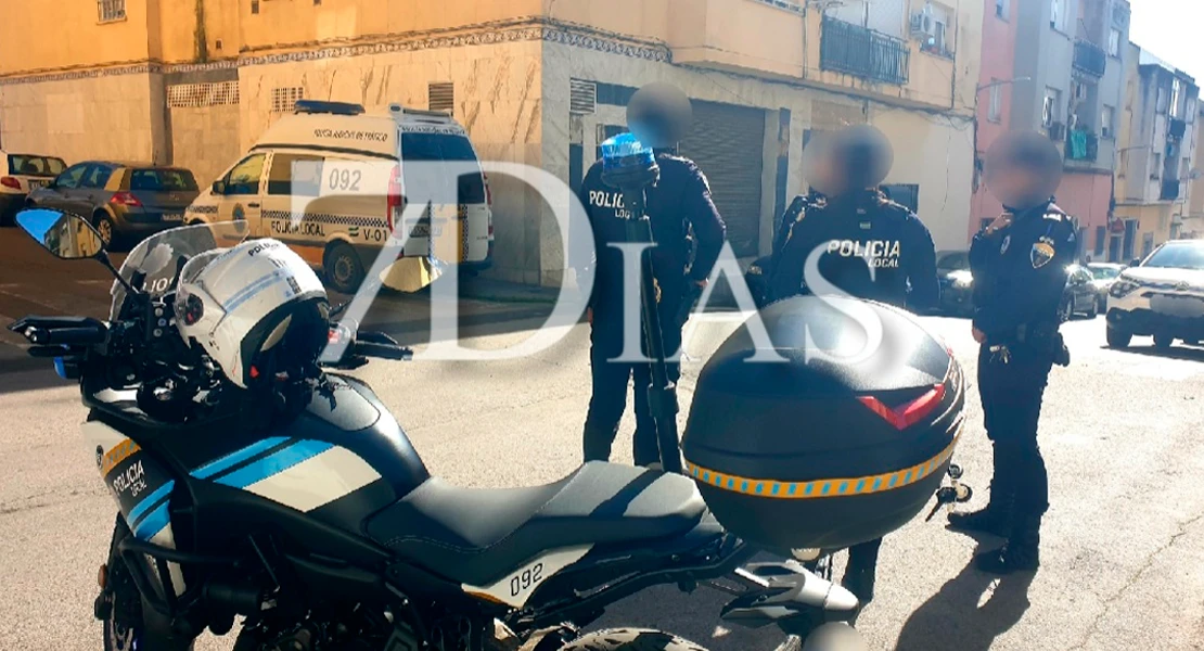 Intervención policial tras una pelea en la margen derecha de Badajoz