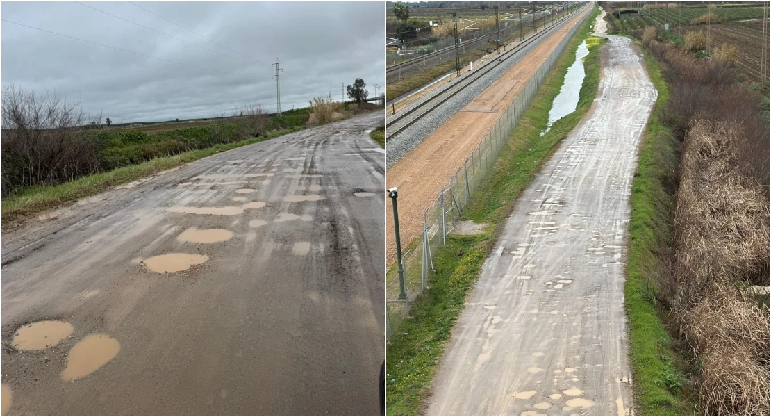Vecinos de Pueblonuevo del Guadiana critican el pésimo estado del camino que va al cementerio