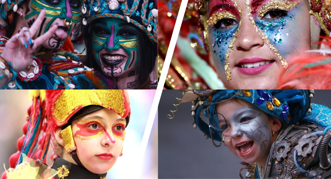 Primeros planos del Desfile Infantil de Comparsas 2026