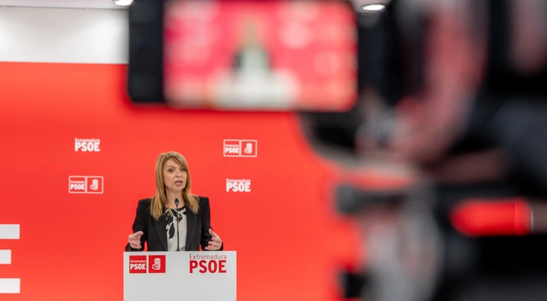 El PSOE denuncia el bloqueo institucional de PP y Vox en Extremadura