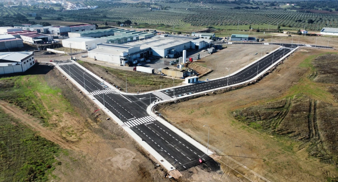 La Junta finaliza la ampliación del Polígono Industrial de Valverde de Leganés