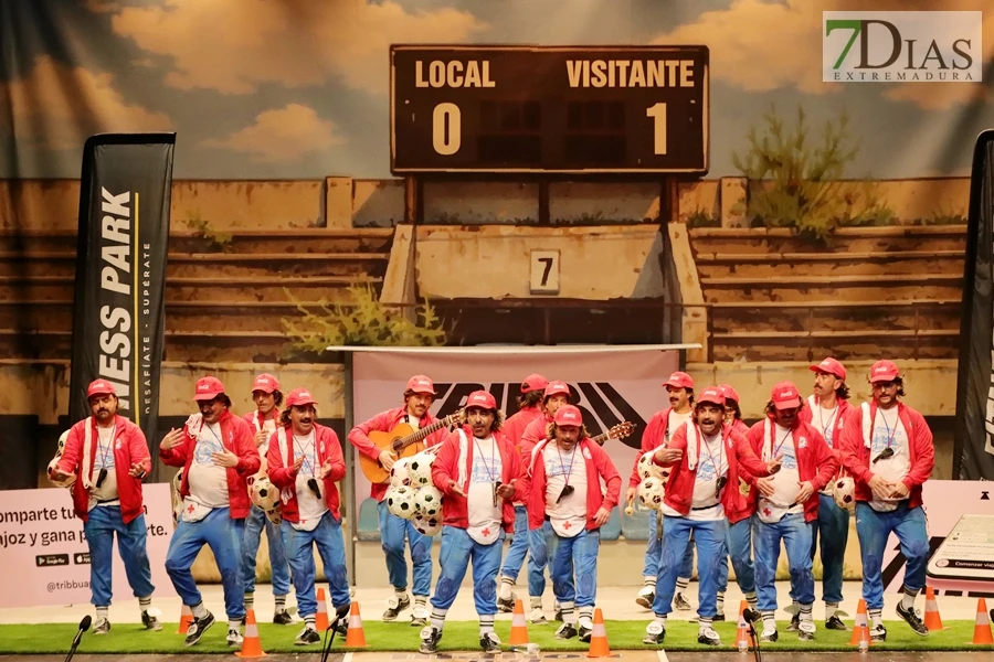 Actuación y entrevista de la murga Valentín, entrenador infantil  en preliminares del COMBA 2026