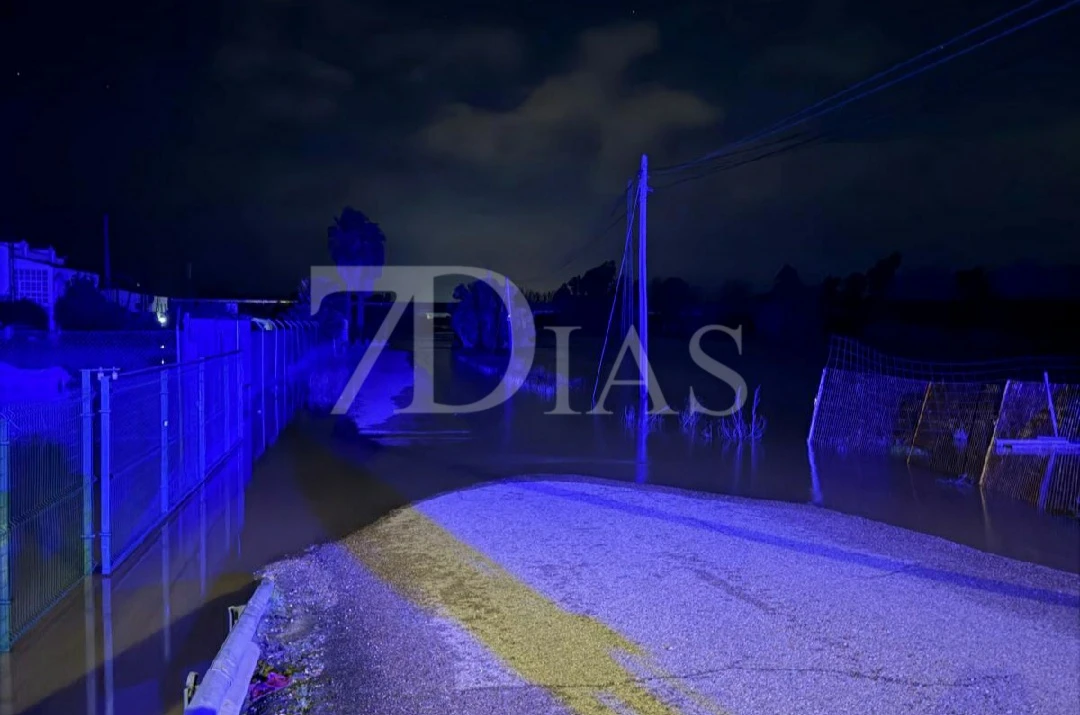 Imágenes del paso de la borrasca Marta durante esta madrugada en Badajoz