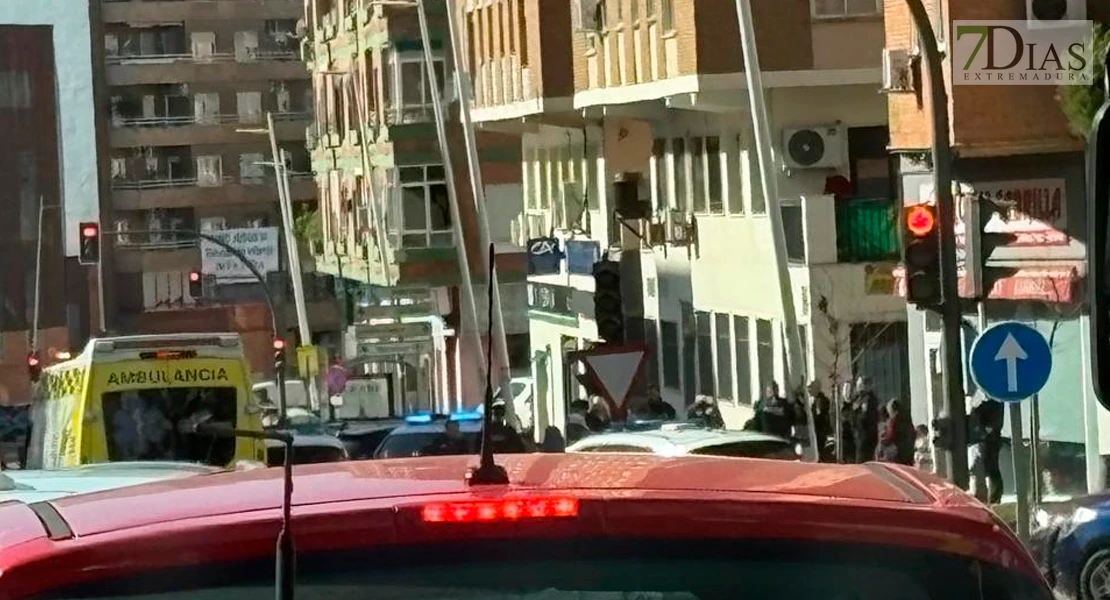 Pelea en plena autopista por una discusión de tráfico en Badajoz