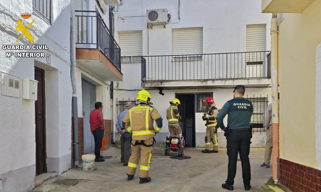 Arde una vivienda en Logrosán (CC)