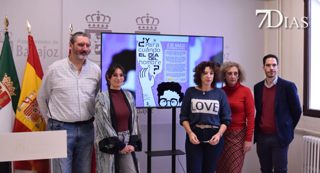 '¿Y para cuándo el día del hombre?': Badajoz presenta su programa de actividades con motivo del 8M