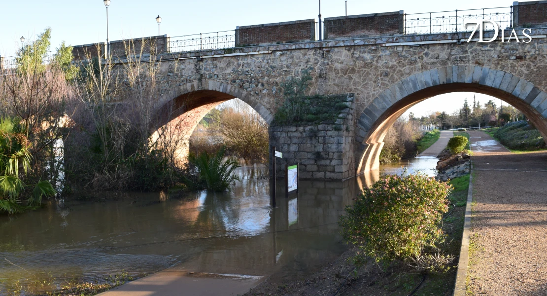 Así continúa el cauce del río Guadiana tras el paso de las borrascas