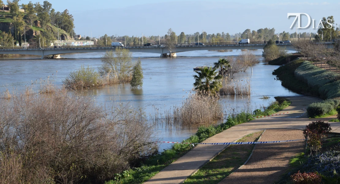 Así continúa el cauce del río Guadiana tras el paso de las borrascas