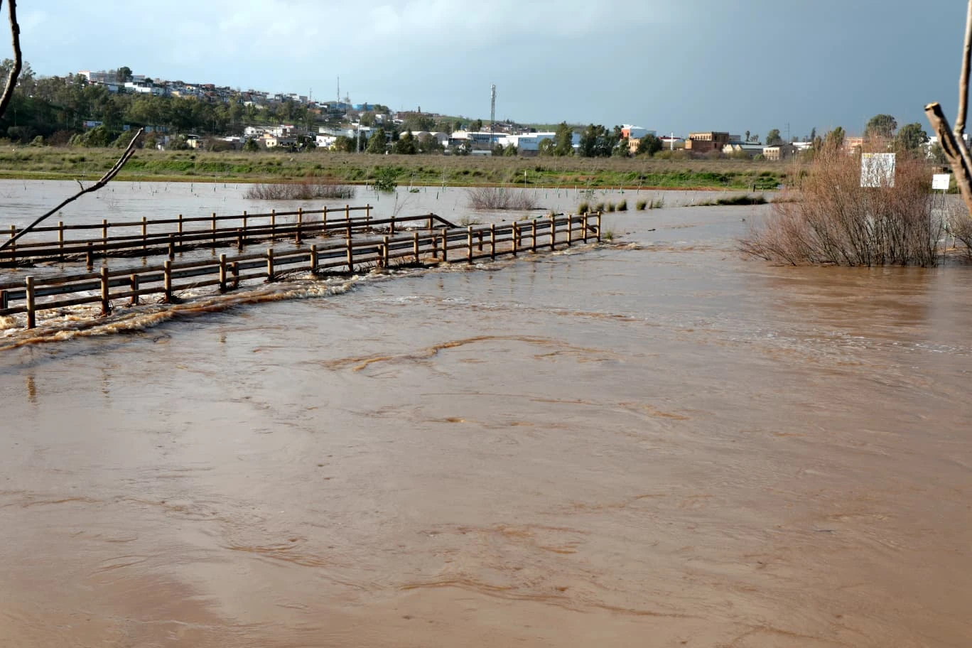 El Ayuntamiento alerta de la subida del Rivillas y el Calamón tras el paso de la borrasca Marta