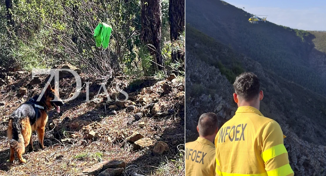 El dispositivo de búsqueda no encuentra a Manuel, el desaparecido en Extremadura