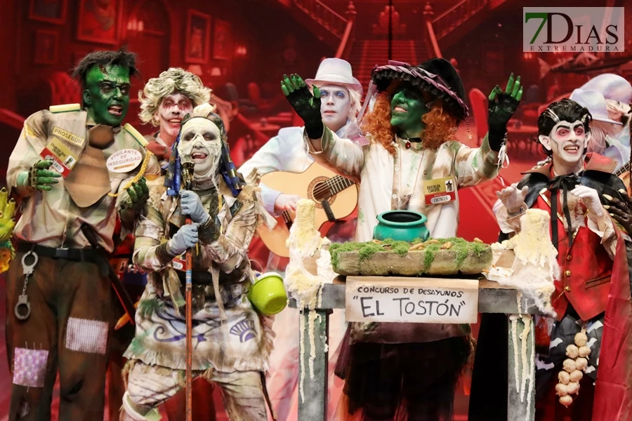 Actuación y entrevista de la murga Los Lingartos en preliminares del COMBA 2026