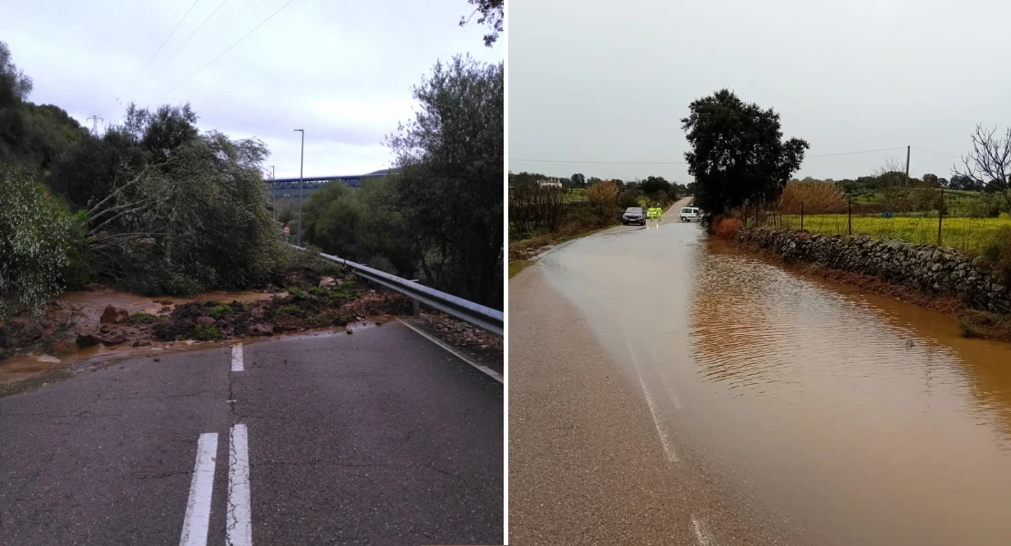 Estas son las carreteras que permanecen cortadas en la provincia de Badajoz