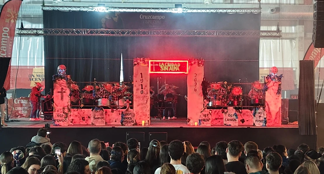 Actuación de la Tamborada de Los Pio-Pio 2026