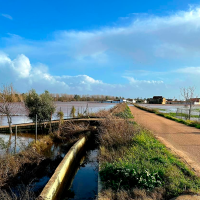 Las lluvias mantienen cortadas varias carreteras este sábado