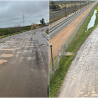 Vecinos de Pueblonuevo del Guadiana critican el pésimo estado del camino que va al cementerio