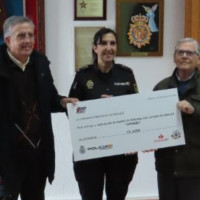 La Policía Nacional hace entrega de más de 15.000 € a APNABA