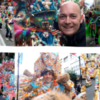 Planos generales del Desfile Infantil de Comparsas 2026