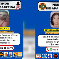 Buscan a dos chicas menores de edad en Trujillo
