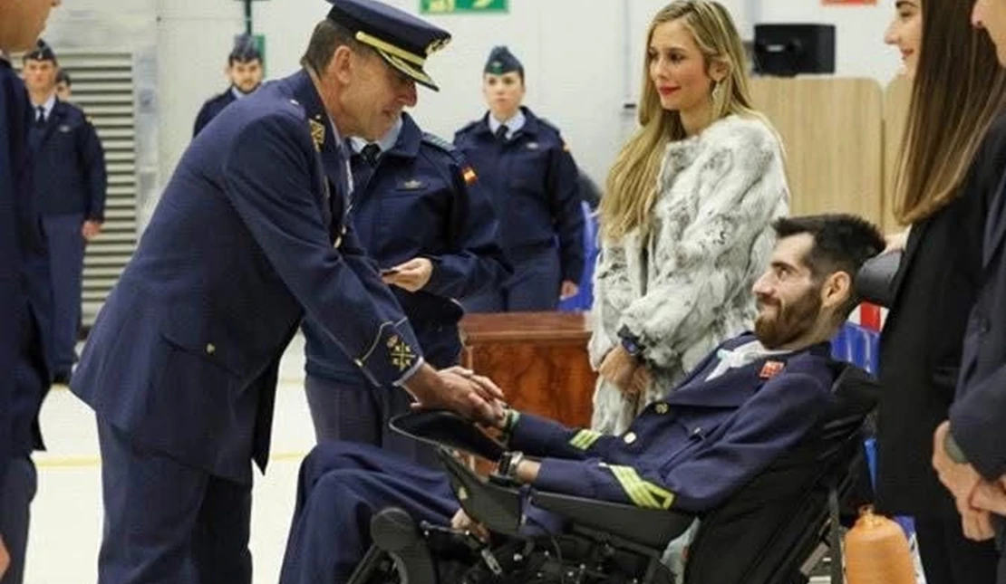 Muere Jesús Salom, sargento de la base aérea de Talavera y enfermo de ELA