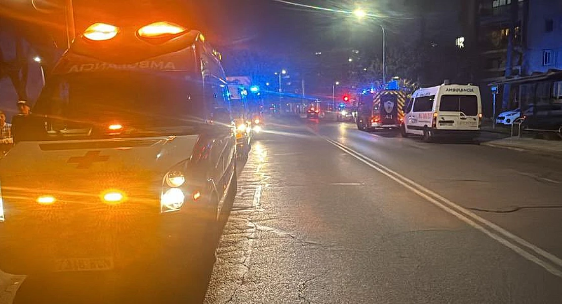 Incendio en plena noche en la avenida del Perú de Badajoz