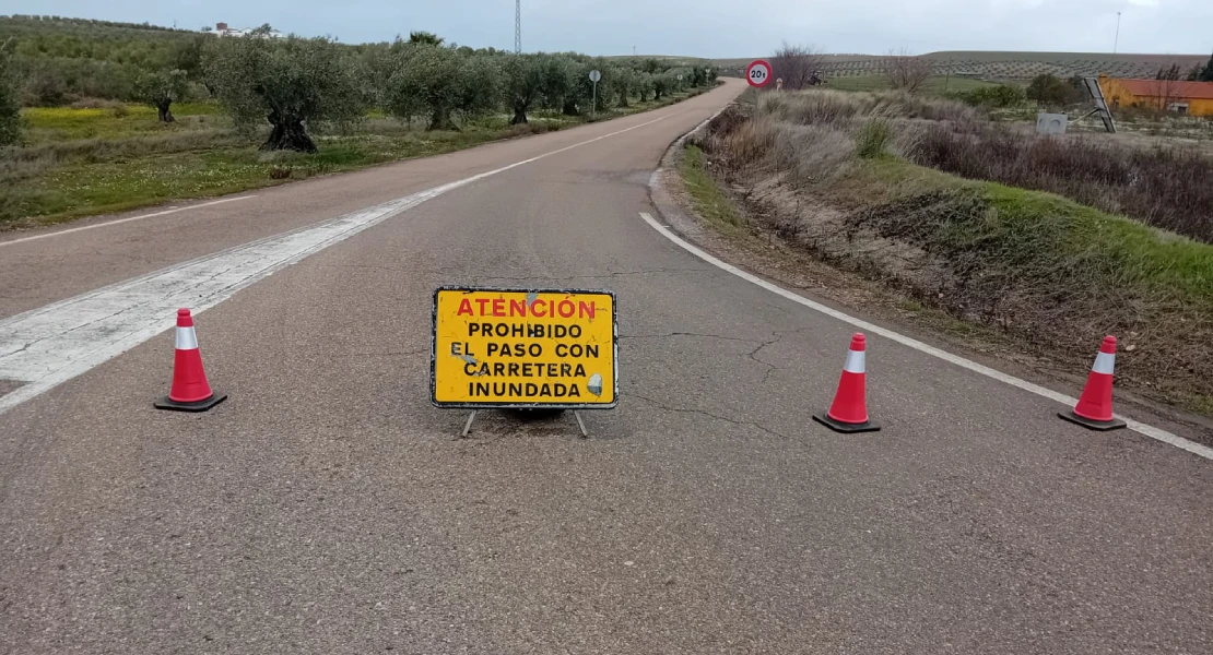 Situación actual de las carreteras afectadas por el temporal en la provincia de Cáceres