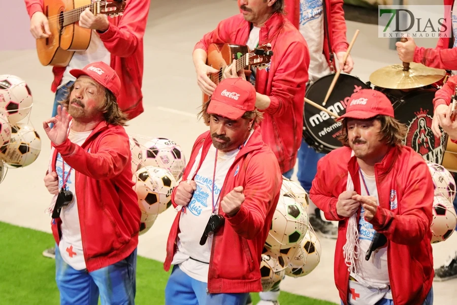 Actuación y entrevista de la murga Valentín, entrenador infantil  en preliminares del COMBA 2026