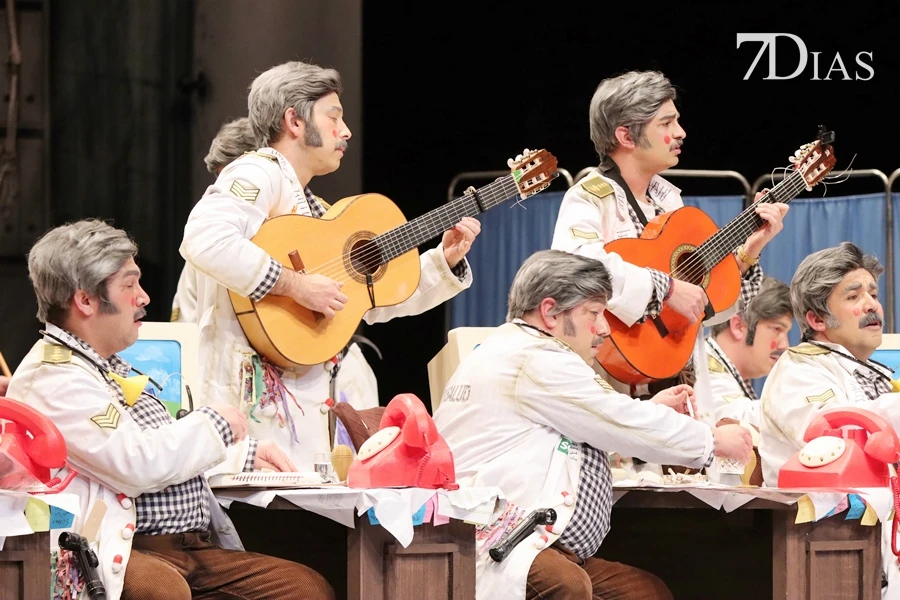 Actuación y entrevista de la murga Los Camballotas en preliminares del COMBA 2026