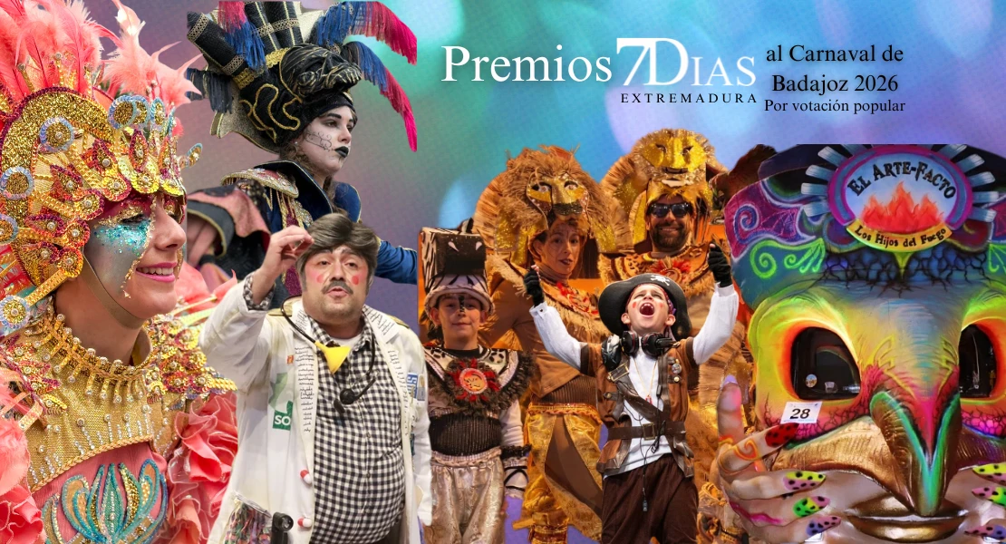 Premios 7Días al Carnaval de Badajoz 2026: vota a tu agrupación favorita