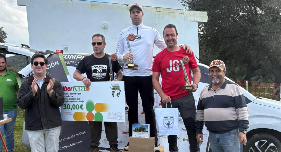 Antonio Gómez se proclama campeón provincial de Recorridos de Caza en Badajoz