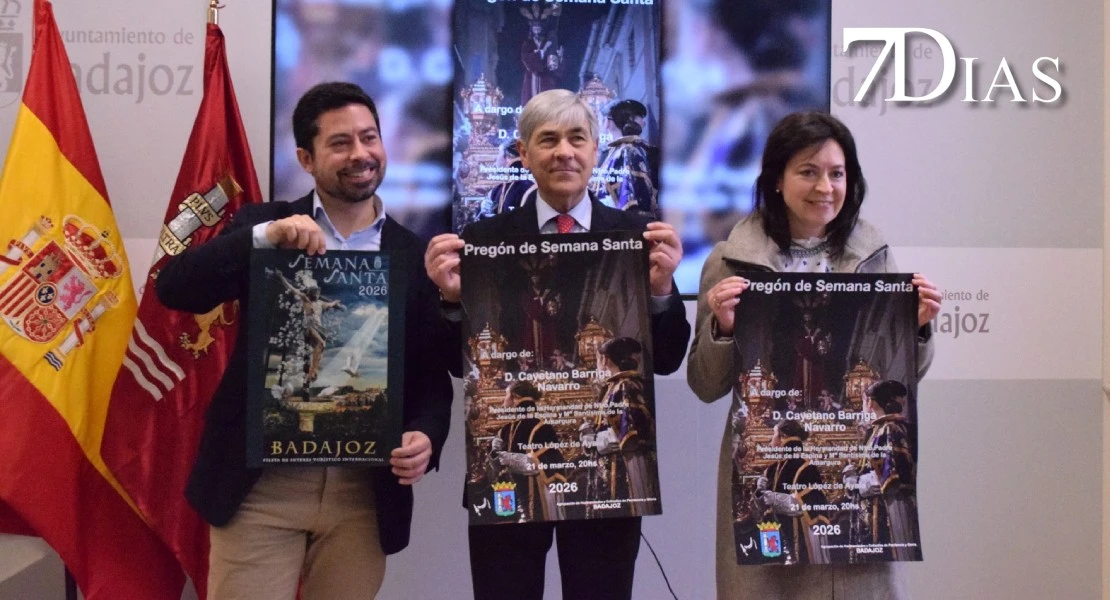 La Semana Santa de Badajoz 2026 ya tiene voz: conoce al encargado del pregón