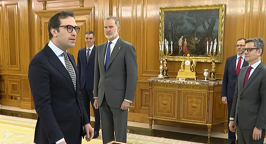 Carlos Cuerpo promete su cargo como vicepresidente primero del Gobierno: así ha sido el acto institucional