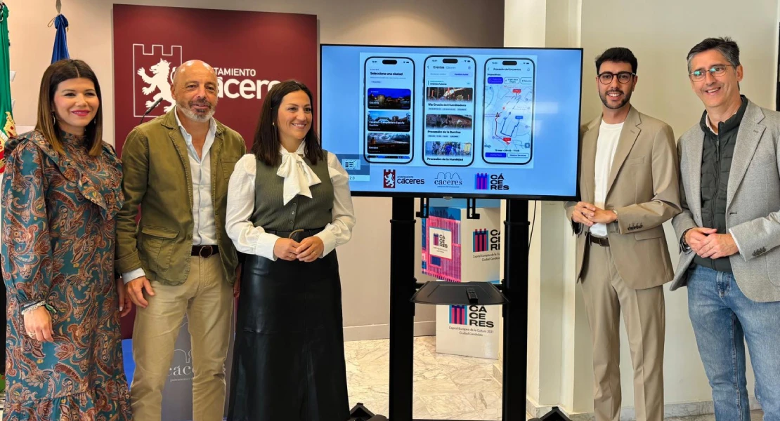 Cáceres estrena una app para seguir en directo la Semana Santa y grandes eventos en la ciudad