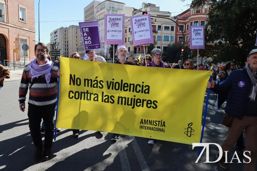 Marcha del 8M en Badajoz en imágenes
