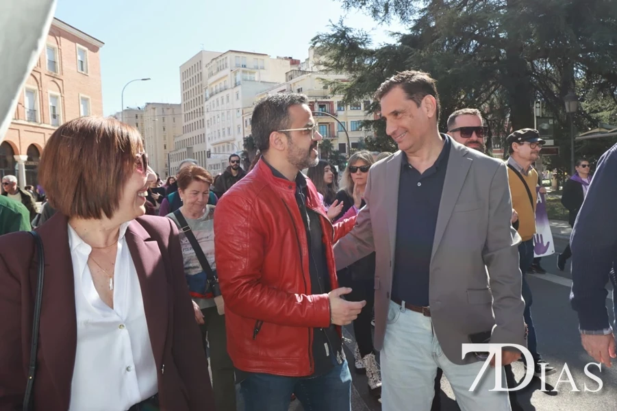 Marcha del 8M en Badajoz en imágenes