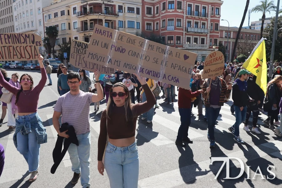 Marcha del 8M en Badajoz en imágenes