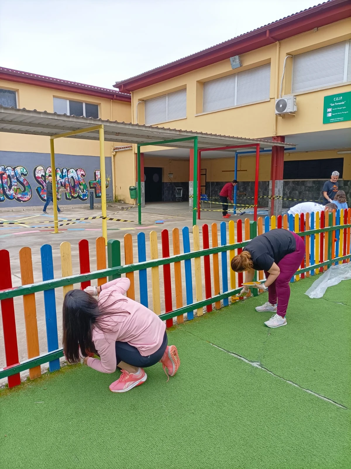 Padres, alumnos y profesores transforman el CEIP San Fernando con una innovadora iniciativa