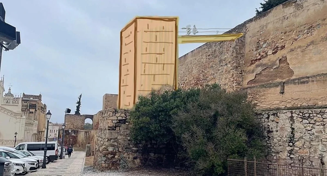 Continúa la polémica por el posible ascensor en la Alcazaba: "No tiene ni un anteproyecto"