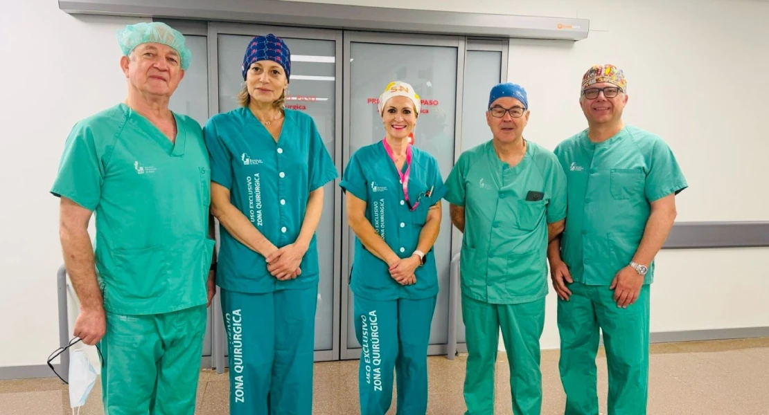 El Hospital de Coria realiza su primera cirugía mínimamente invasiva para tratar el cáncer de útero