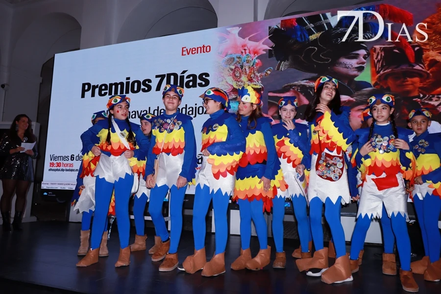Así fue la entrega de premios 7Días al Carnaval de Badajoz en imágenes